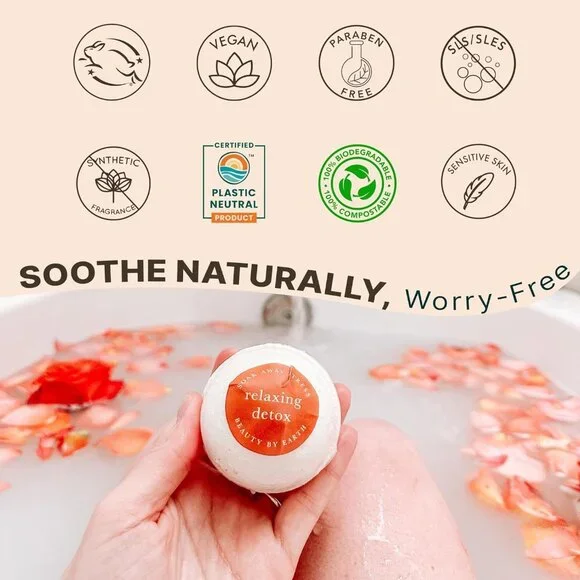 Bath Bombs Gift Set,Made with Organic & Natural Ingredients, Relaxing Spa Gift